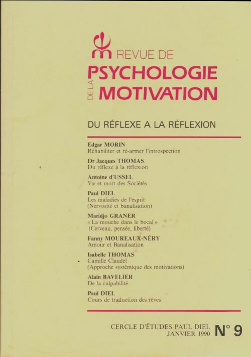Revue de psychologie de la motivation n°9 - Collectif -  Revue de psychologie de la motivation - Livre