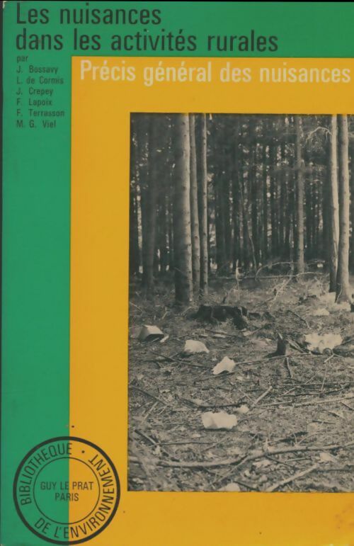 Livrenpoche : Les nuisances dans les activités rurales - Collectif - Livre