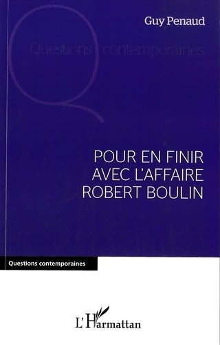 Livrenpoche : Pour en finir avec l'affaire Robert Boulin - Guy Penaud - Livre