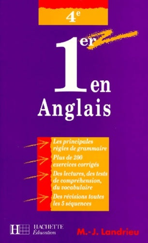 Livrenpoche : 1er en Anglais classe de 4e - L. Iritz - Livre
