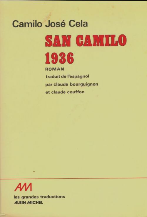 Livrenpoche : San Camillo 1936 - Camilo José Cela - Livre