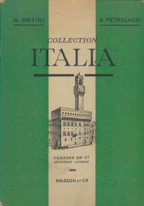 Livrenpoche : Collection italia 3e - A Orsini - Livre