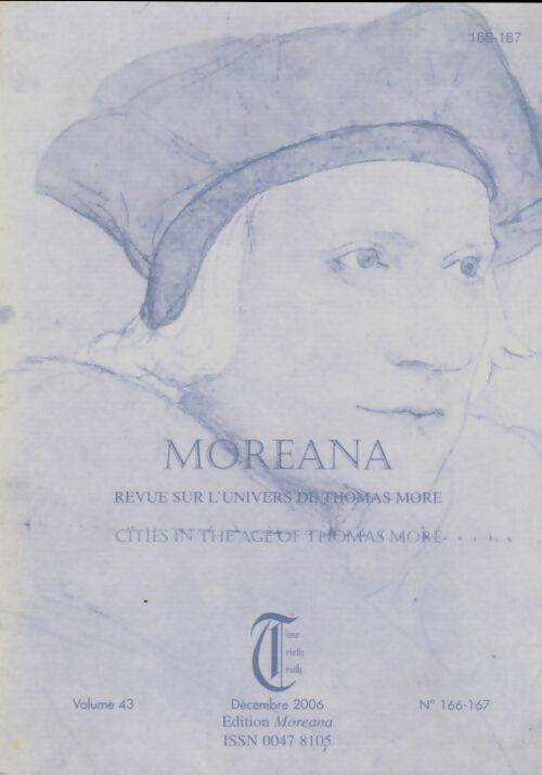 Livrenpoche : Moreana volume 43 n°166-167 - Collectif - Livre