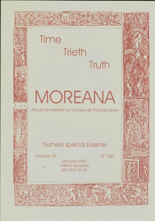 Moreana volume 39 n°150 - Collectif -  Moreana - Livre