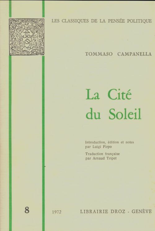 Livrenpoche : La cité du soleil - Tommaso Campanella - Livre