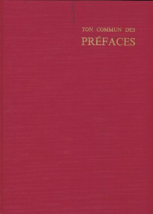 Livrenpoche : Ton commun des préfaces - Collectif - Livre