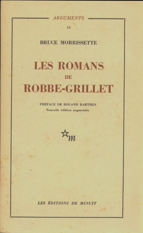 Livrenpoche : Les romans de Robbe-Grillet - Bruce Morrissette - Livre