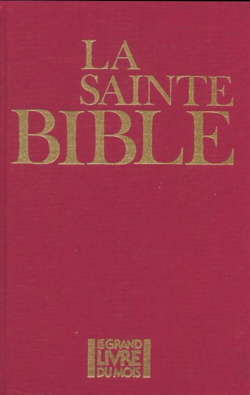 Livrenpoche : La sainte Bible - Collectif - Livre