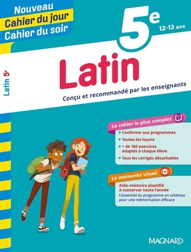 Livrenpoche : Latin 5e - Cahier du jour Cahier du soir - Annie Lambert - Livre