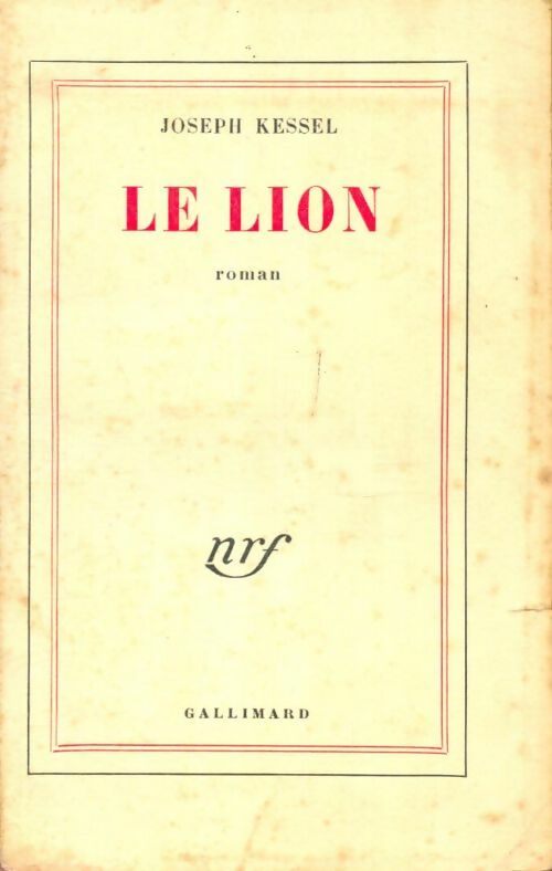 Livrenpoche : Le lion - Kessel - Livre