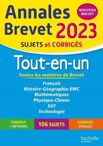 Livrenpoche : Annales BREVET 2023 Tout-en-un - Brigitte Réauté - Livre
