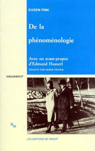 Livrenpoche : De la phénoménologie - Fink - Livre