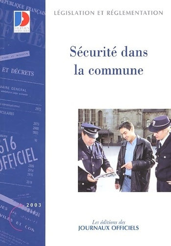 Livrenpoche : Securité dans la commune - Collectif - Livre