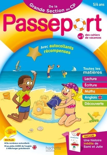 Livrenpoche : Passeport - De la Grande Section au CP 5/6 ans - Cahier de vacances 2024 - Bernard Jenner - Livre