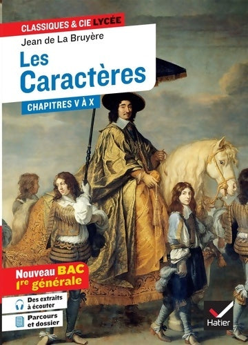 Livrenpoche : Les Caractères Livres 5 à 10  : Suivi du parcours « La comédie sociale » - Dominique Féraud - Livre