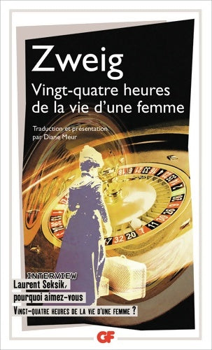 Livrenpoche : Vingt-quatre heures de la vie d'une femme - Stefan Zweig - Livre