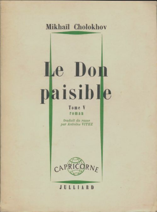 Livrenpoche : Le don paisible Tome V - Mikhaïl Cholokhov - Livre