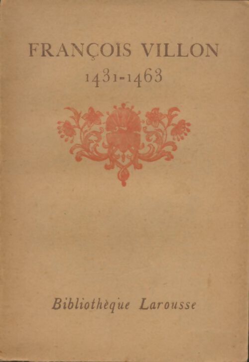 Livrenpoche : François Villon 1431-1463 - Jean-Marc Bernard - Livre