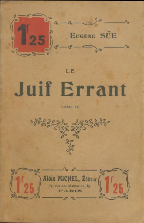 Livrenpoche : Le juif errant Tome III - Eugène Sue - Livre