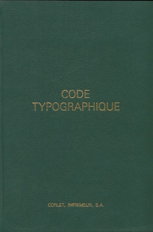 Livrenpoche : Code typographique - Jean Duval - Livre