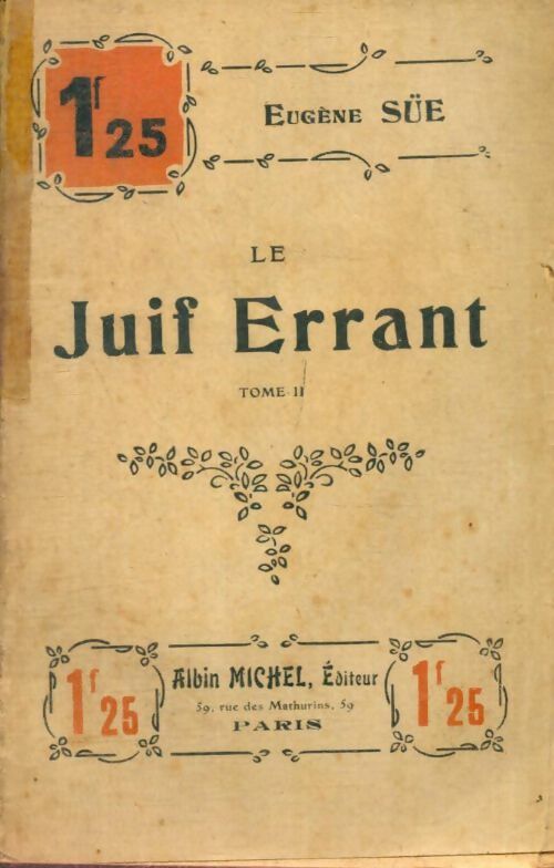 Livrenpoche : Le juif errant Tome II - Eugène Sue - Livre