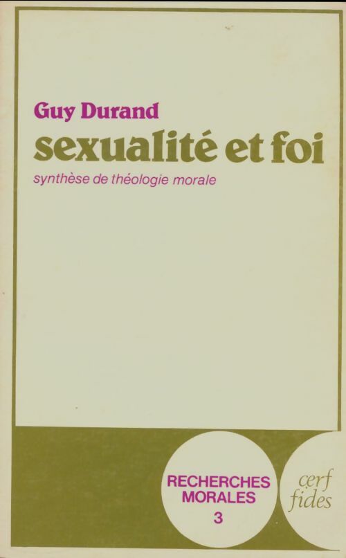 Livrenpoche : Sexualité et foi - Guy Durand - Livre