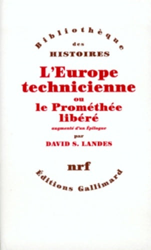 Livrenpoche : L'Europe technicienne - David S Landes - Livre
