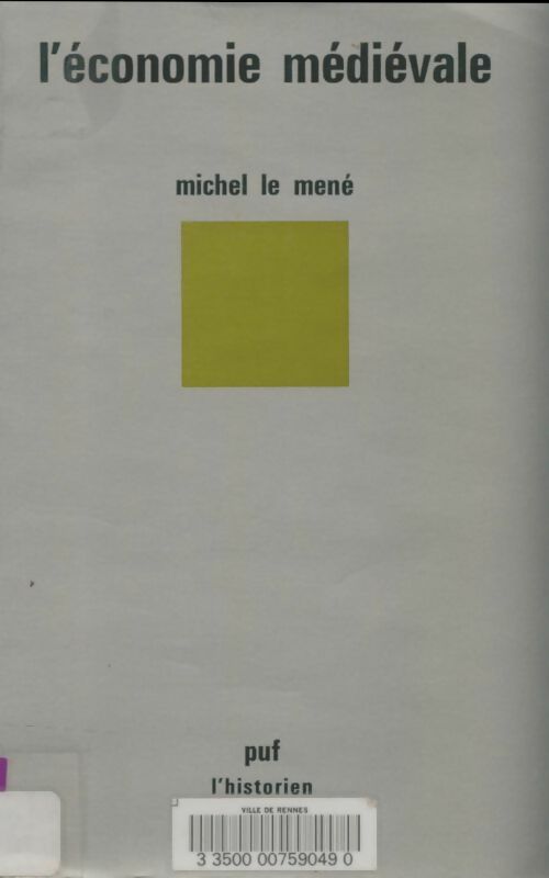 Livrenpoche : L'économie médiévale - Michel Le Mené - Livre
