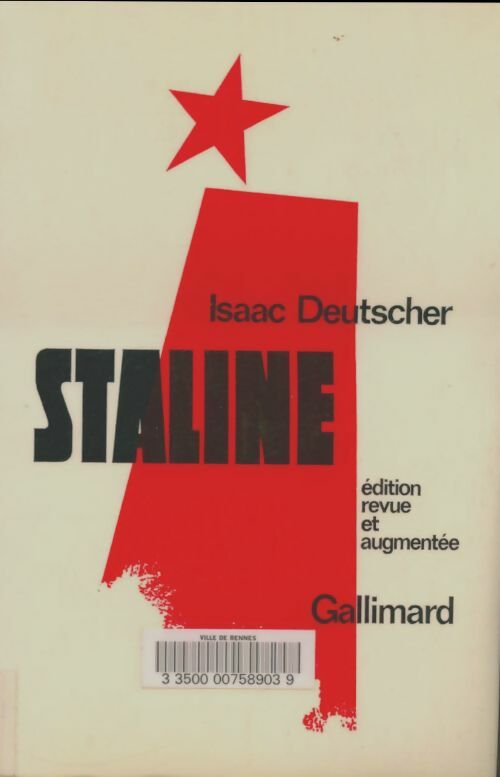 Livrenpoche : Staline - Isaac Deutscher - Livre