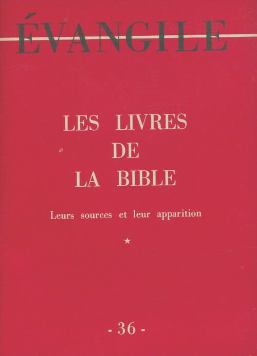 Livrenpoche : Évangile n°36 : Les livres de la bible - Collectif - Livre