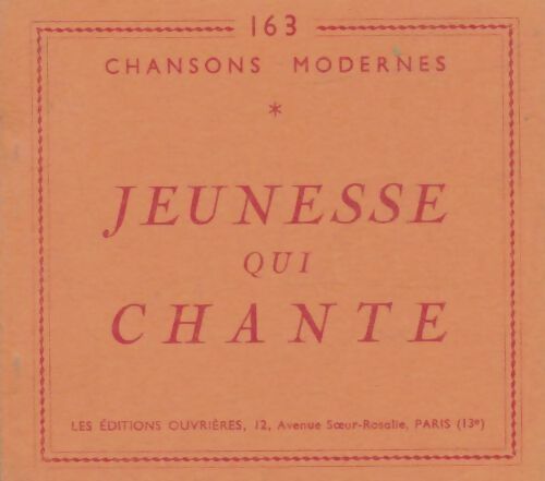 Livrenpoche : Jeunesse qui chante - Collectif - Livre