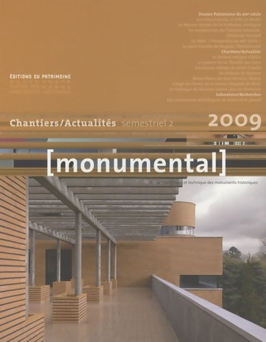 Livrenpoche : Monumental 2009 N°2 - Collectif - Livre