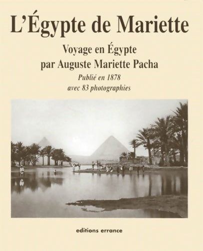 Livrenpoche : Egypte DE MARIETTE - Mariette - Livre