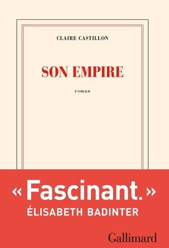 Livrenpoche : Son empire - Claire Castillon - Livre