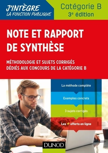 Livrenpoche : Note et rapport de synthèse - Méthodologie et sujets corrigés dédiés aux concours de la Catégorie B : Méthodologie et sujets corrigés dédiés aux concours de la Catégorie B - Francis Pian - Livre
