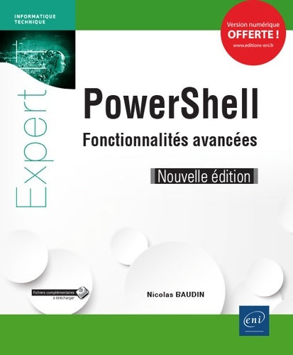 Livrenpoche : PowerShell - Fonctionnalités avancées - Nicolas Baudin - Livre