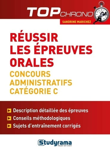 Livrenpoche : Réussir les épreuves orales concours administratifs catégorie c - Sandrine Marichez - Livre