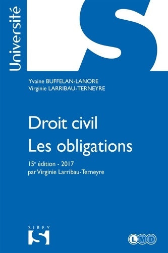 Livrenpoche : Droit civil : Les obligations - Yvaine Buffelan-Lanore - Livre