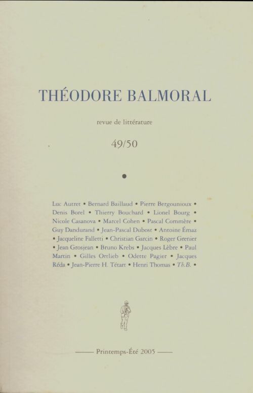 Livrenpoche : Théodore Balmoral n°49/50 - Collectif - Livre