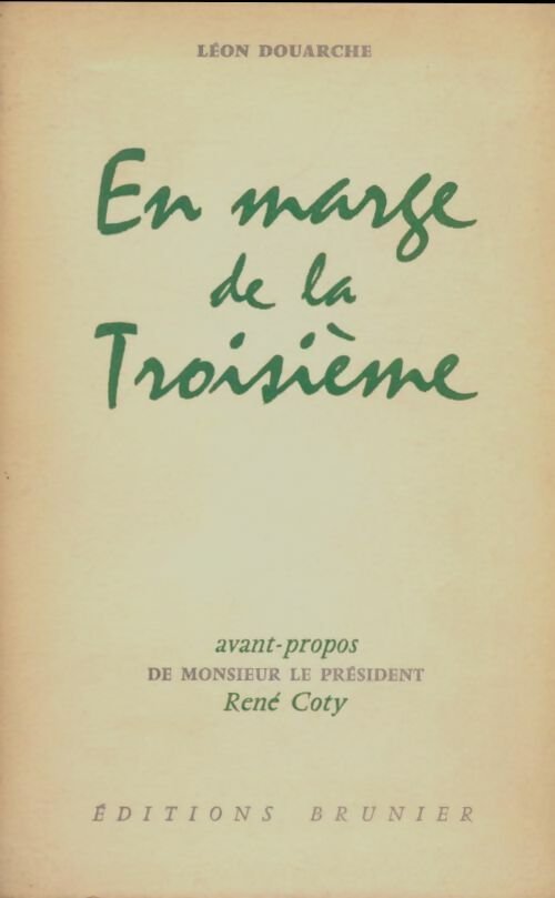 Livrenpoche : En marge de la troisième - Léon. Douarche - Livre