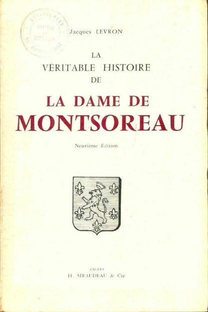 Livrenpoche : La véritable histoire de la dame de Montsoreau - Jacques Levron - Livre