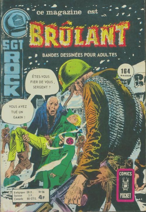 Livrenpoche : Brûlant n°36 : Sgt Rock - Collectif - Livre