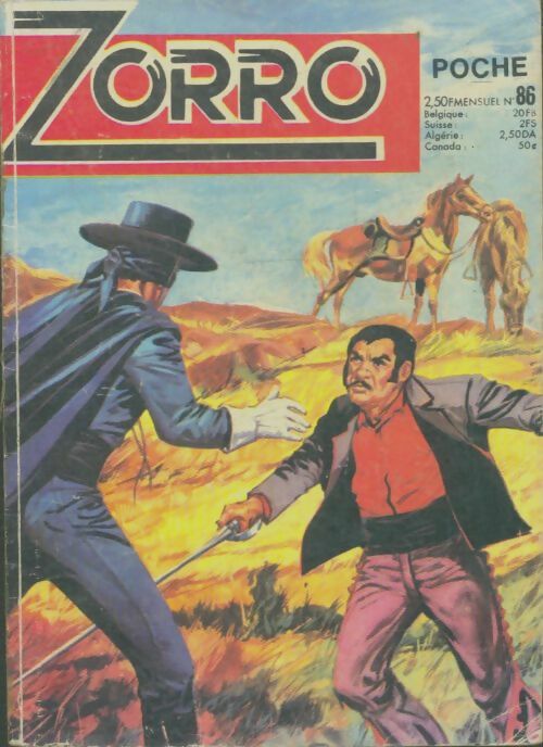 Livrenpoche : Zorro n°86 - Collectif - Livre