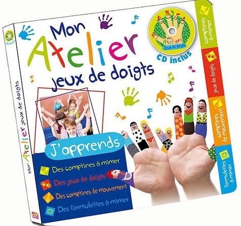 Livrenpoche : Mon atelier jeux de doigts - Formulette Production - Livre