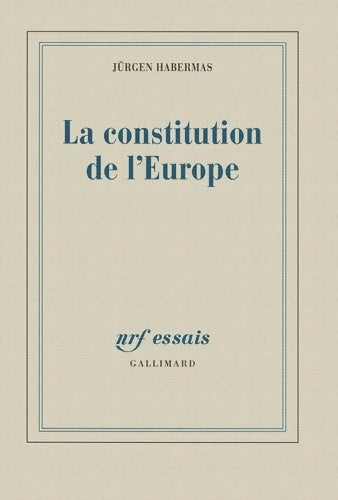 Livrenpoche : La constitution de l'Europe - Jürgen Habermas - Livre