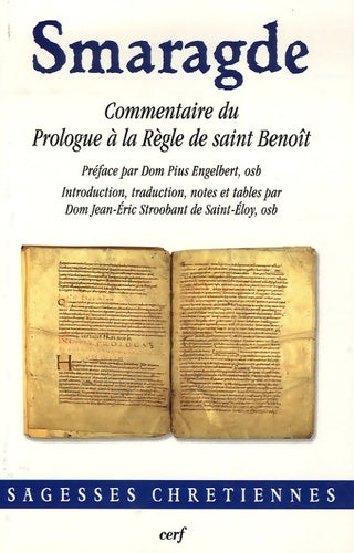 Livrenpoche : Commentaire du Prologue à la Règle de saint Benoît - Smaragde - Livre