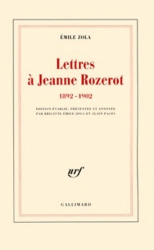 Livrenpoche : Lettres à Jeanne Rozerot : - Emile Zola - Livre