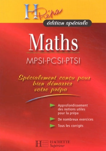 Livrenpoche : Mathématiques MPSI-PCSI-PTSI - Sylvie Martin - Livre