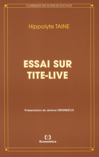 Livrenpoche : Essai sur Tite-Live - Hippolyte Taine - Livre