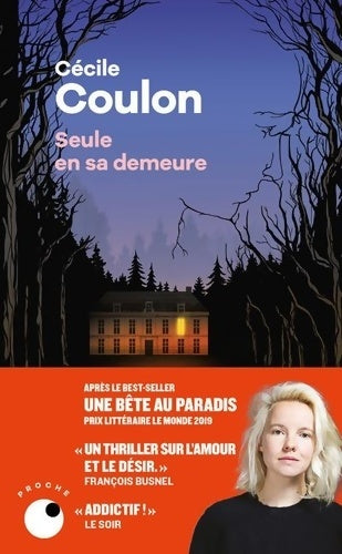 Livrenpoche : Seule en sa demeure - Cécile Coulon - Livre